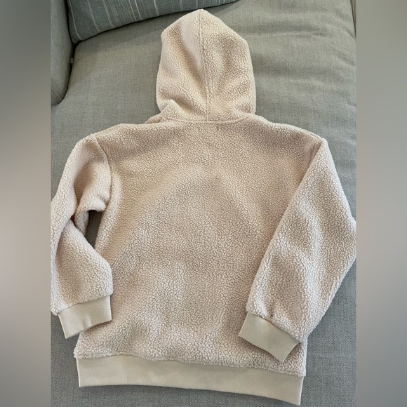 Madewell (Re)sourced Fleece Hooded Zip Jacket Size M NWD $128 NB514 - Picture 7 of 8